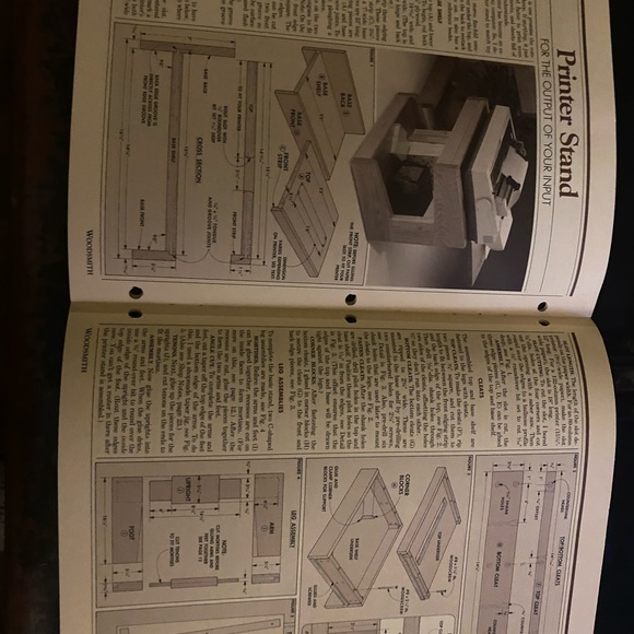 🎉5/$10🎉 Woodsmith magazine number 56 April 1988 versatile computer furniture - Picture 6 of 8